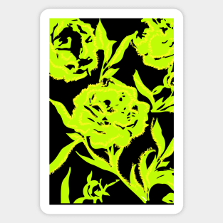 Flower spring fluorescent Sticker